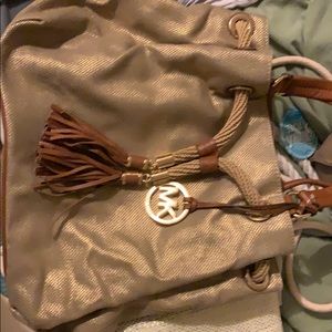 Michael Kors Gold Tassle Purse